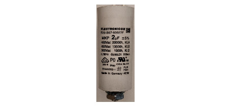 Motor Run Capacitor EN60252-1 2uF 1st